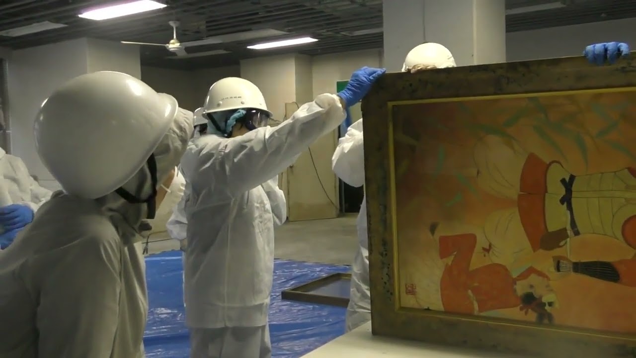 被災収蔵品処置の記録 ―収蔵品を追う― ～美術文芸分野編～＜草薙の剣