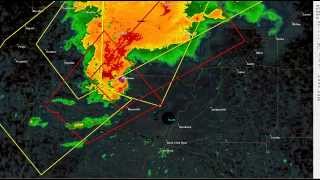 GRAnalyst & GRLevel3 Mayflower Tornado 4/27 Radar Loops