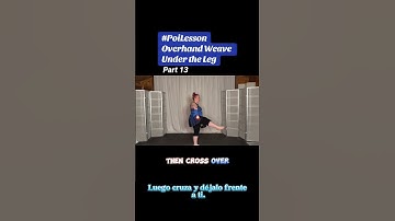 Pt13 Poi Overhand Weave Under the Leg #poi #PoiSpinning #PoiDance #FlowArts #PoiTutorial