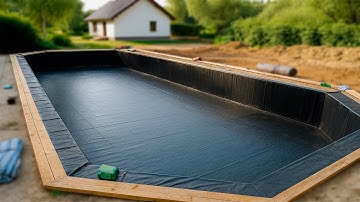 Man Builds Amazing SWIMMING POOL in His Backyard | Start to Finish