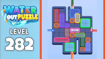 Water Out Puzzle level 282 solution 