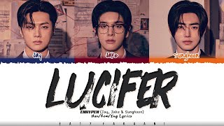 ENHYPEN (Jay, Jake, Sunghoon) - 'LUCIFER' Lyrics [Color Coded_Han_Rom_Eng]