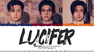 Enhypen (Jay, Jake, Sunghoon) - 'Lucifer' Lyrics [Color Coded_Han_Rom_Eng]