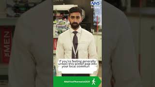 Ask your pharmacist first this winter if feeling unwell.