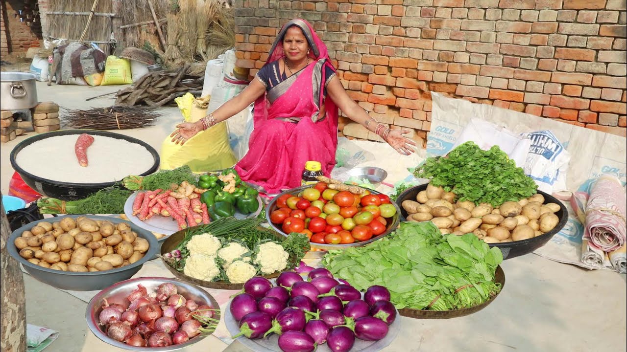भंडारे कि मिक्स सब्जी इस तरह बनाए जो फायदेमंद भी हो बच्चें मांग कर खायें|Village style vegmix recipe