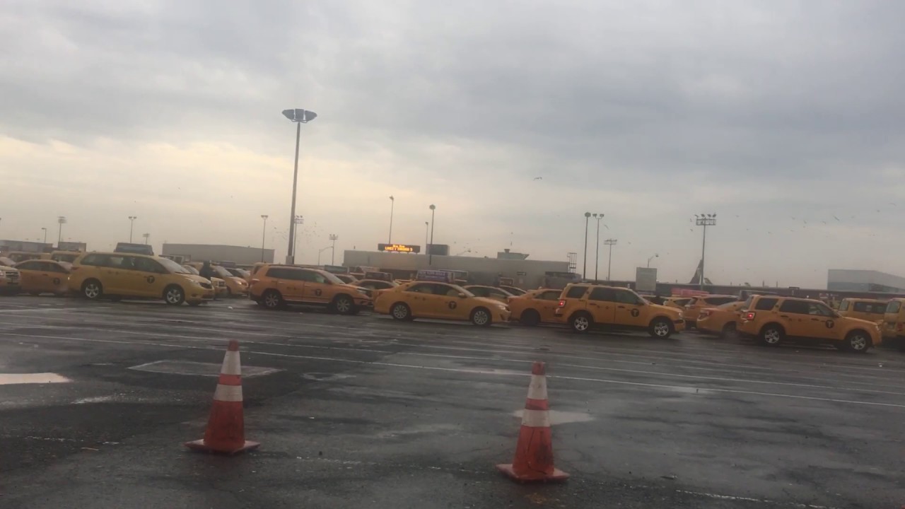 JFK TAXI HOLD LOT NYC YouTube