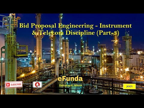Bid Proposal Engineering   Instrument & Telecom Discipline (Part-3)