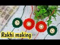 very easy to make rakhi from wool #rakshabandhan #rakhispecial #rakhifestival