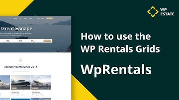 How to use the WP Rentals Grids widget for Elementor