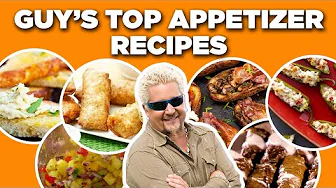 Guy Fieri's Top Appetizer Recipe Videos | Guy's Big Bite | Food Network thumbnail