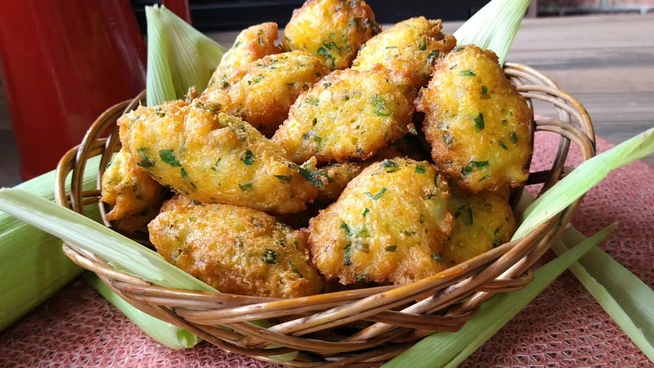 🔥 BOLINHO DE MILHO FRITO/BOLINHO CAIPIRA NO LIQUIDIFICADOR  ❤️ Simoniramos