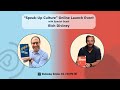 Speakup culture online book launch with special guest rich diviney