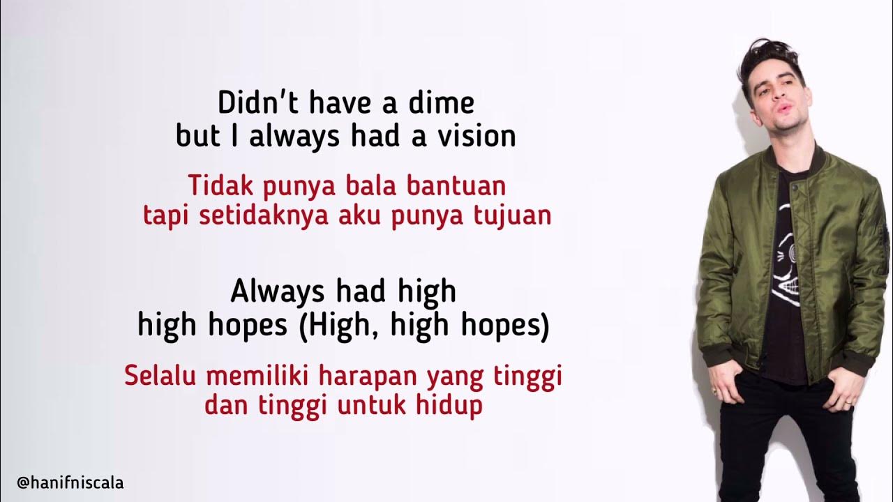 Had to have high high hopes. Had to have high high hopes. Группа panic! at the disco. High hopes panic. Panic at the disco high hopes перевод.