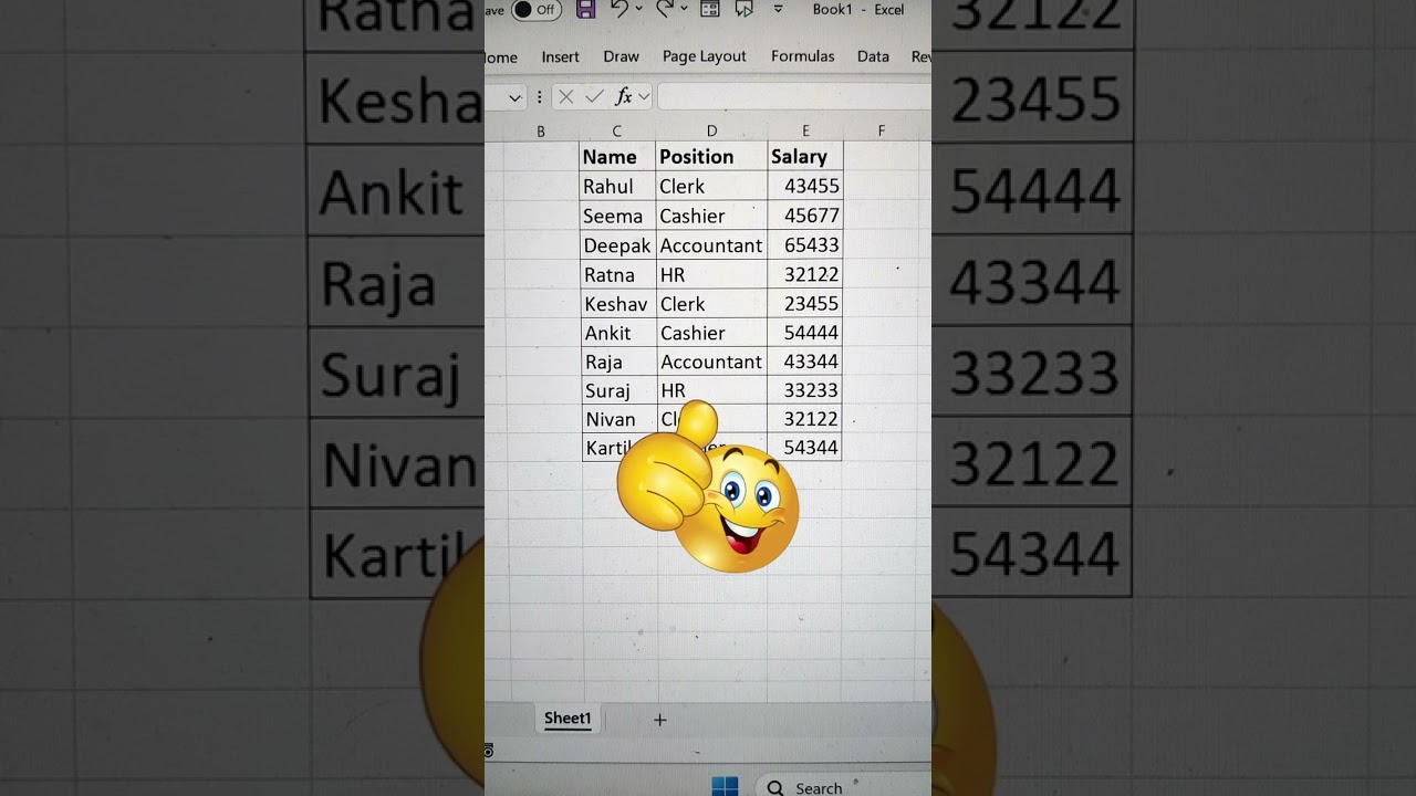 Find Total Salary Without Formula In Excel 💯 | Excel Tricks 🔥 