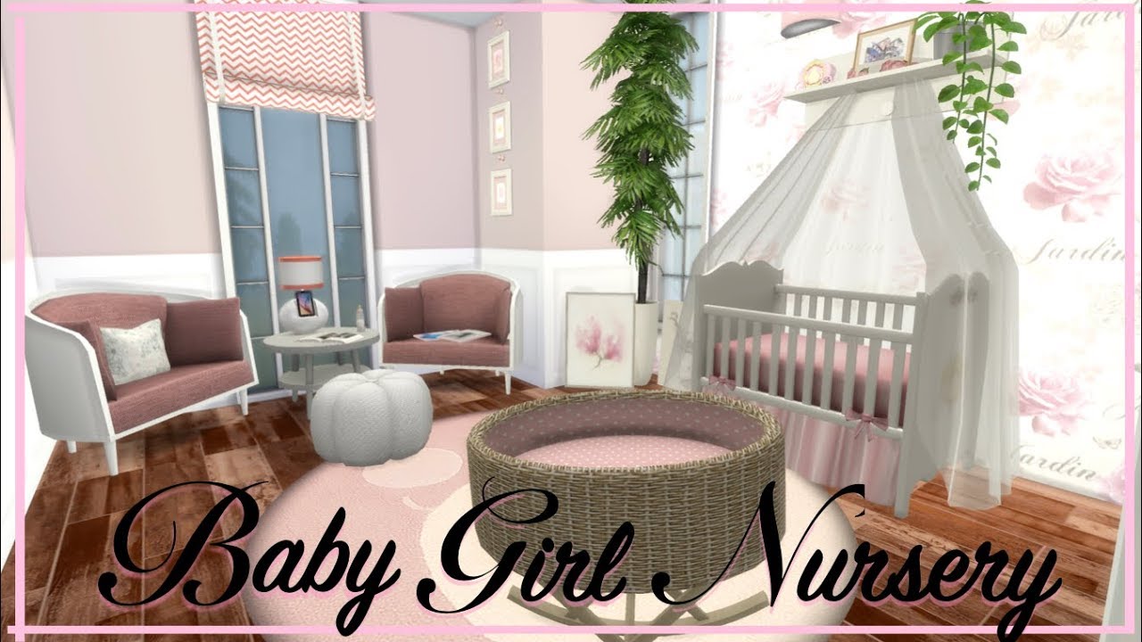 Baby Girl Nursery The Sims 4 Room Build YouTube