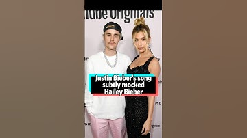 No one realized that a lyric by Justin Bieber made Hailey Bieber a complete laughing stock! #shorts