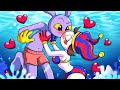 Pomni &amp; Jax kissed under the sea 💋🌊 | Pomni Love Story {AMAZING DIGITAL CIRCUS Comic Dub.} Animation