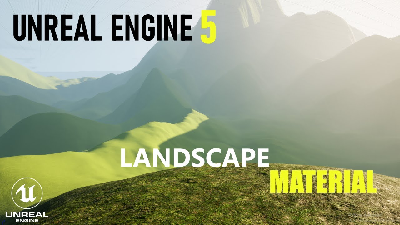 UNREAL ENGINE 5 Como Hacer Un Material Para Un Terreno (LANDSCAPE III ...