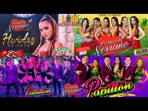 CORAZÓN SERRANO VS PAPILLON Y OTROS – CUMBIA PERUANA DE MODA 2022 – VERANO 2022