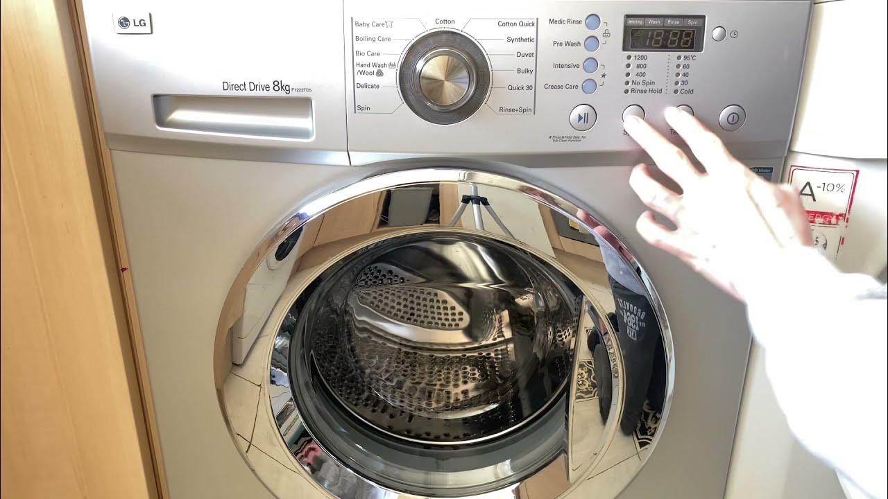 LG Washing Machine Test Mode YouTube
