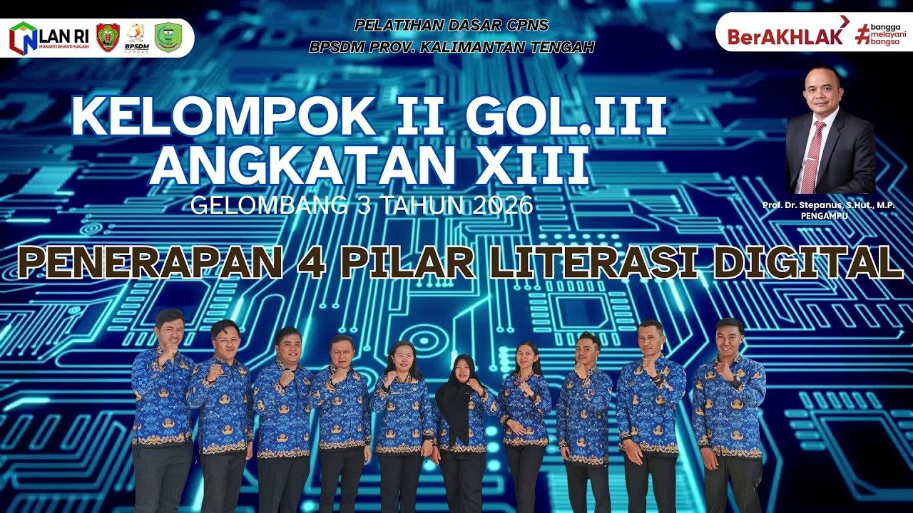 SMART ASN Penerapan Literasi Digital - LATSAR CPNS 2026 - BPSDM PROV. KALIMANTAN TENGAH
