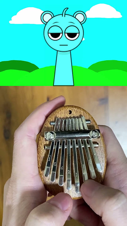 Sprunki Sky Theme but played on a $1 Kalimba