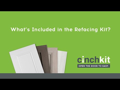 Cinchkit cabinet refacing kits are the all in one kitchen renovation solution
