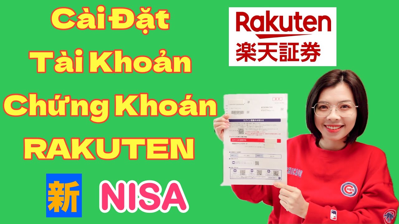 Hướng Dẫn Cài Đặt Tài Khoản Chứng Khoán Rakuten Sau Khi Mở - Quyen in JAPAN✅