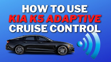 Kia K5 Adaptive Cruise Control Test - How to use Kia K5 Smart Cruise Control System - New Feature!