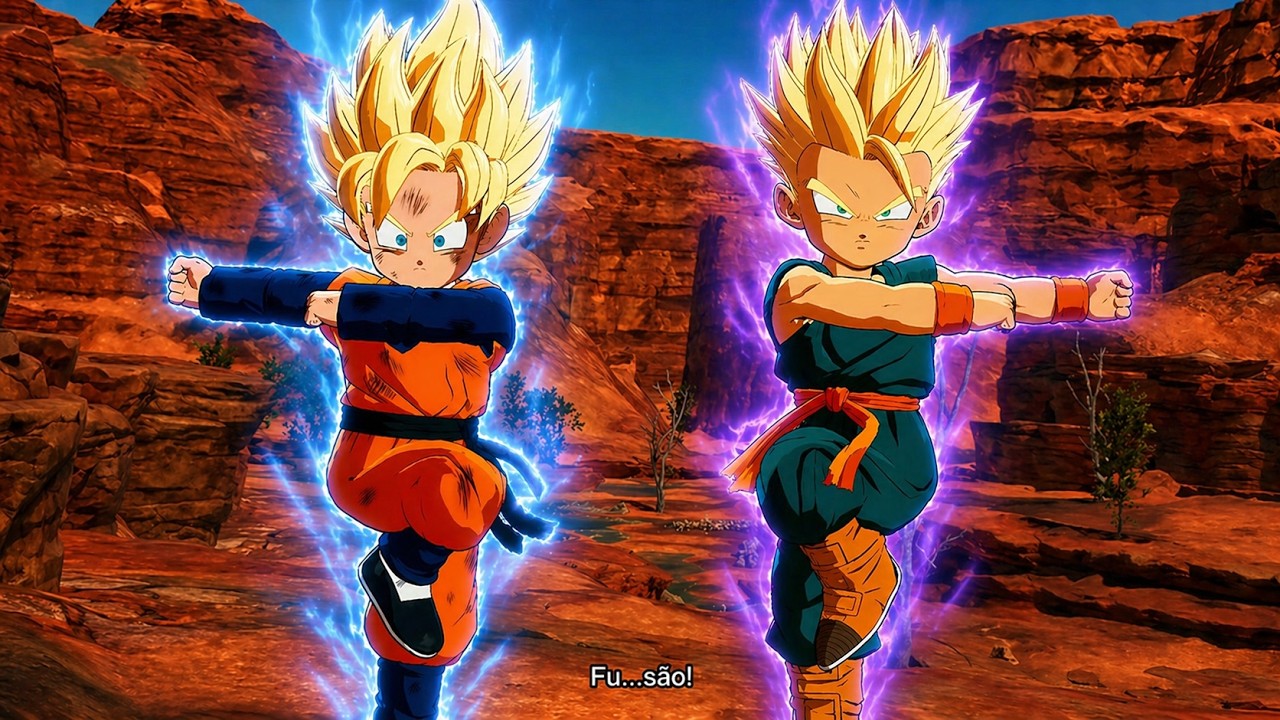 Goten & Trunks VS Majin Buu Variations Team - Dragon Ball Sparking