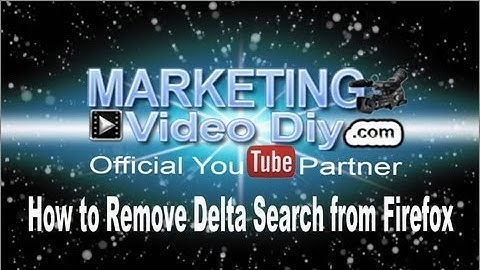 How to remove delta search from firefox