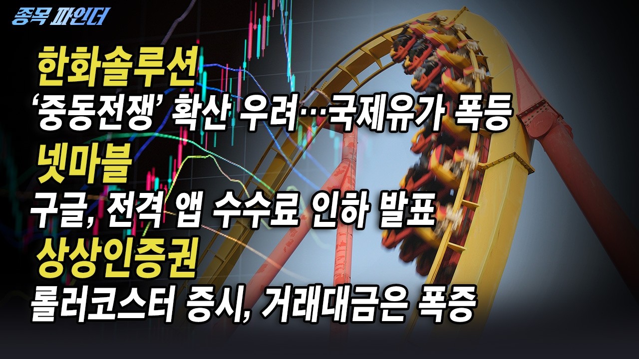 [종목 파인더] 롤러코스터 증시, 거래대금은 폭증 #한화솔루션 #넷마블 #상상인증권 | Final Shot (20260306)