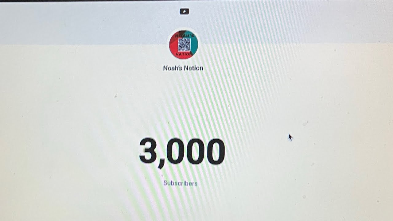 How I hit 3,000 subscribers