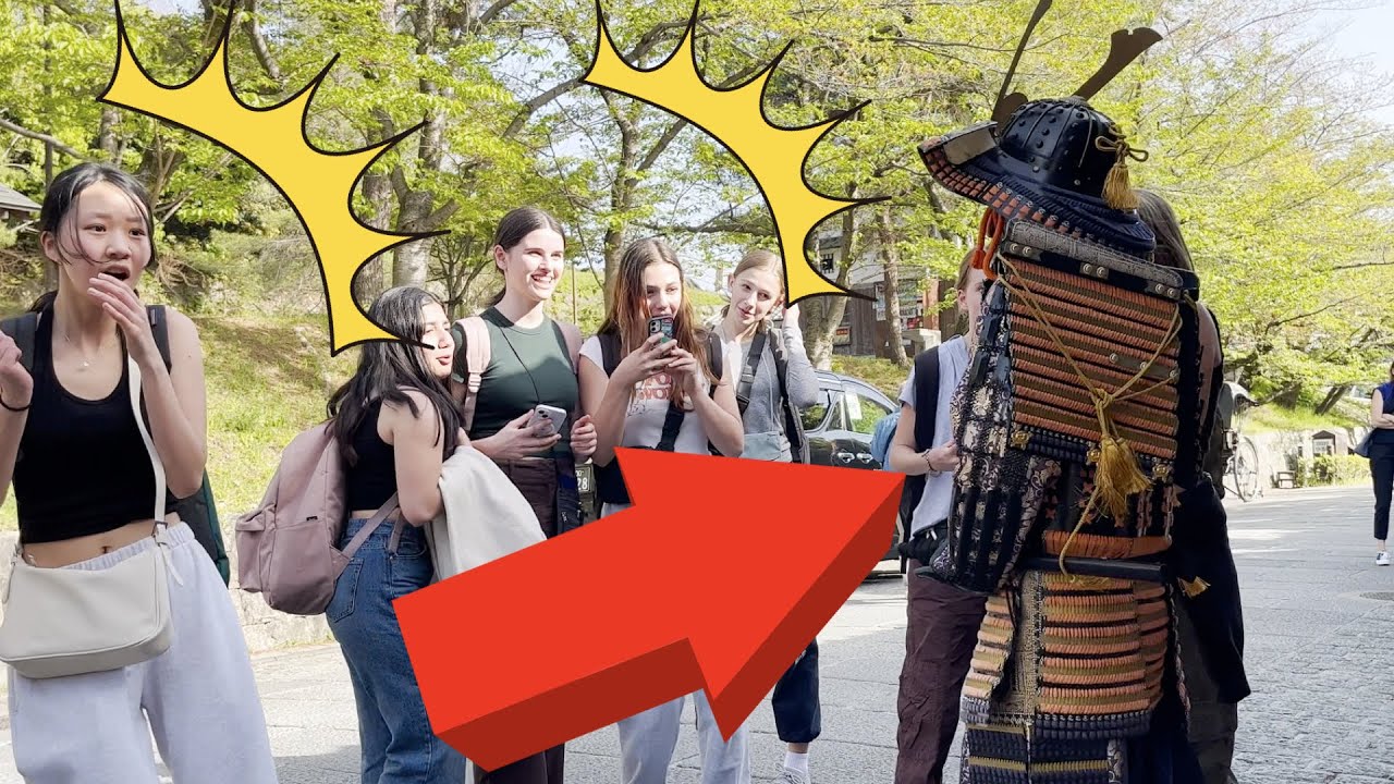 #5 SAMURAI Mannequin Prank in Kyoto Japan