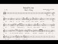 STAND BY ME: (flauta, violín, oboe...) (partitura con playback)