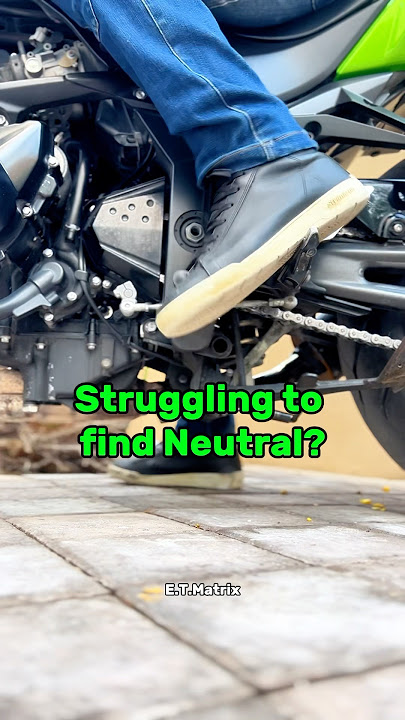 Simple Hack to find Neutral on your motorcycle every time (for those that don’t have PNF)