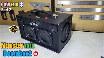 How to Bluetooth Speaker JBL Boombox2 Mix Monster.DIY Boom box Speaker.