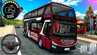 Public City Coach Bus Driving - Multi-Storey Modern Bus Driver Simulator - Android Gameplay screenshot 2