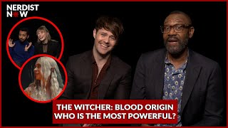 The Cast of Witcher: Blood Origins - Meeting the New Cast (Nerdist Now)