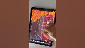Fallen Leaf Animation Tips in Procreate #digitalart  #animation  #illustration   #art