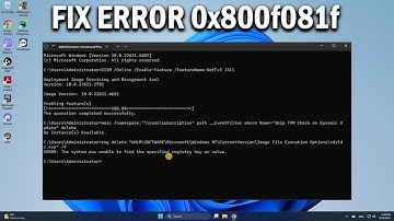How To Fix Windows Update Error 0x800f081f in Windows 10 & 11 - Easy Fix