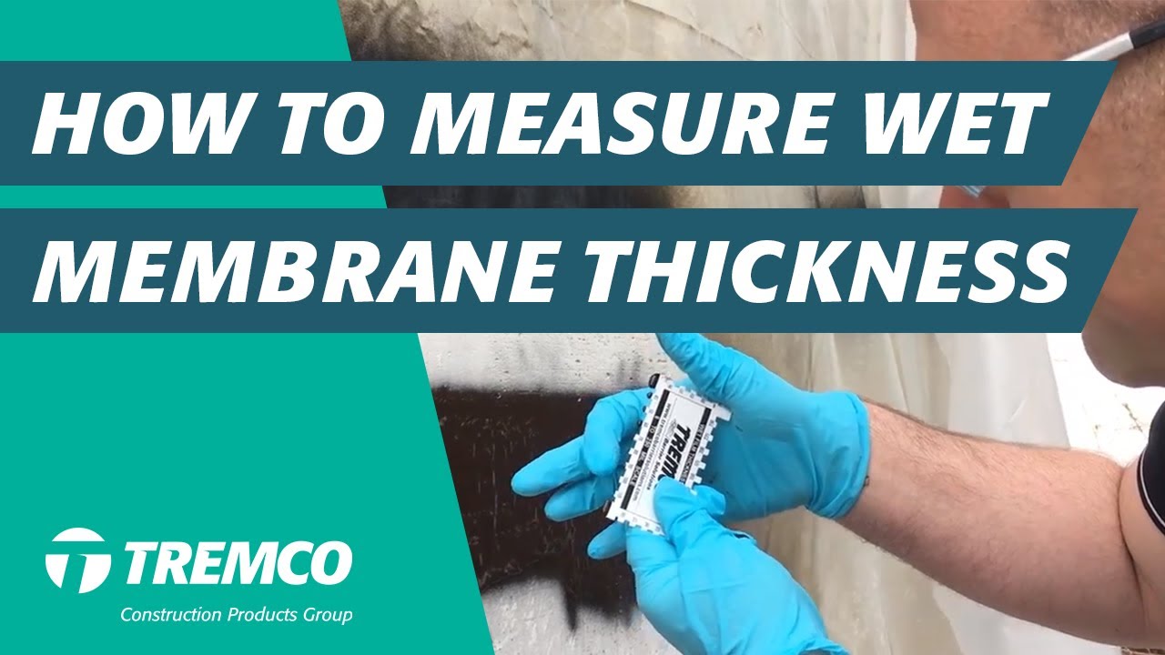 How To Measure Wet Membrane Thickness YouTube