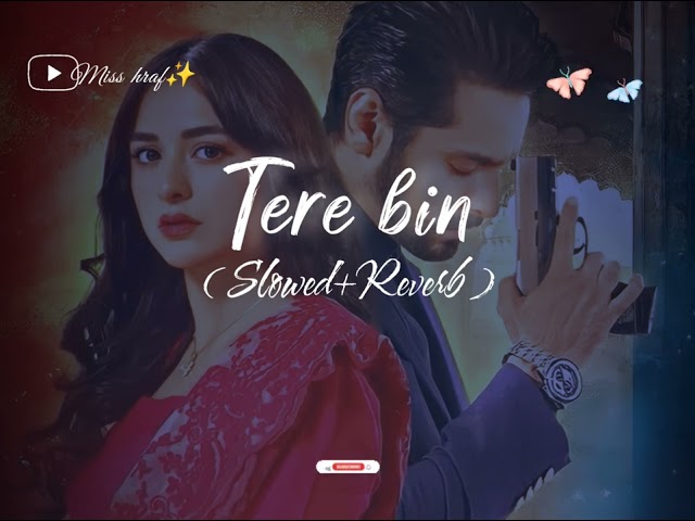 Tere Bin Ost (Slowed + Reverb) | Yumna Zaidi, Wahaj Ali | Shani Arshad | miss hraf class=