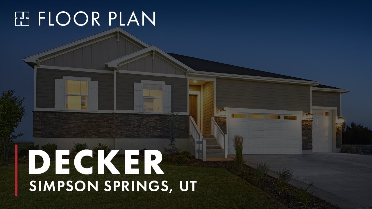 The Decker Floor Plan By Richmond American YouTube