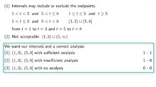 2017 AP Calculus AB5 Scoring and Common Errors