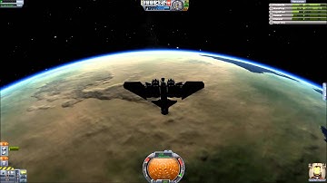 Communications satellite deployment with Mjolnir MK4 SSTO Spaceplane - Kerbal Space Program