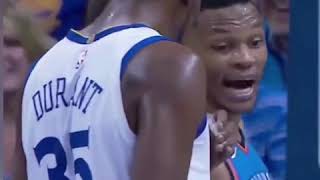 Kevin Durant and Russell Westbrook nearly fight (SUBSCRIBE!!!)