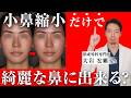 【小鼻縮小】鼻翼縮小だけで理想の綺麗な鼻になれる？形成外科専門医の鼻整形のプロが解説！
