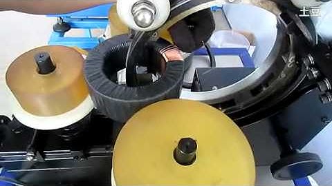 Current transformer cnc winding machine step 6