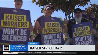 Kaiser Permanente workers continue their nationwide strike